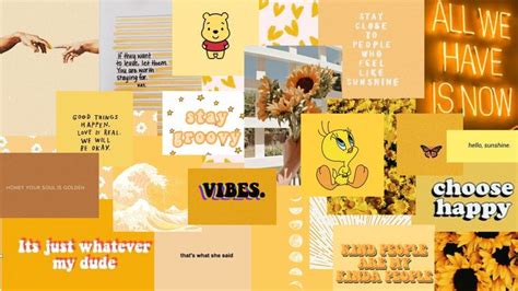 Aesthetic wallpaper laptop yellow | Happy wallpaper, Wallpaper, Wallpaper notebook