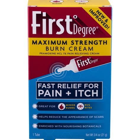 First degree maximum strength burn cream, 0.75 oz - Walmart.com - Walmart.com