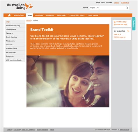 Brand Toolbox - Customers - Australian Unity