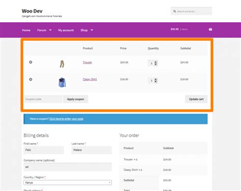 How to Put WooCommerce Cart and Checkout on One Page » NJENGAH