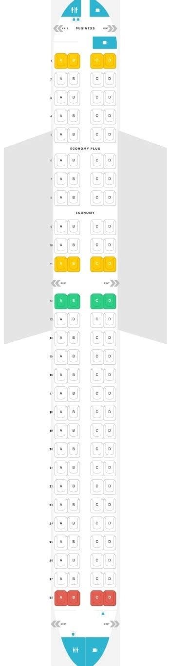 Embraer 195 Seating Chart