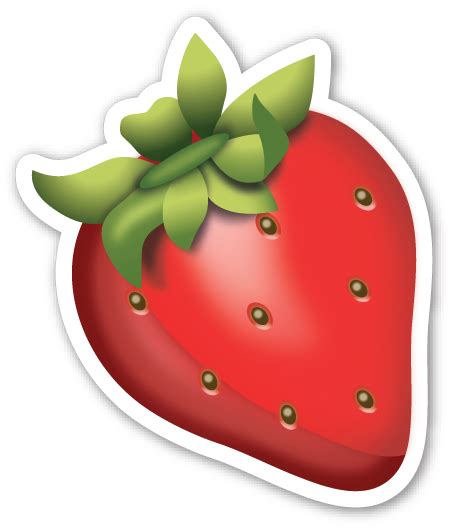 Strawberry Emoji Stickers, Tumblr Stickers, Strawberry Patch, Strawberry Shortcake, Emoji Party ...