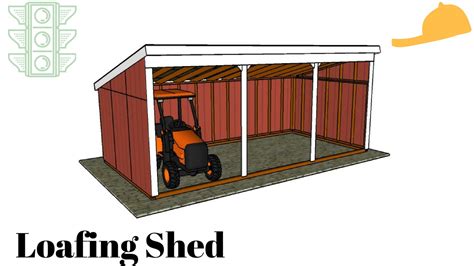 Free Loafing Shed Plans - YouTube