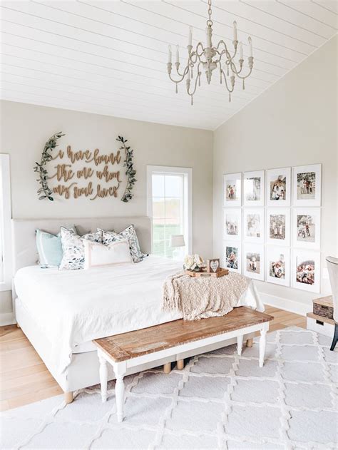 Farmhouse Master Bedroom Decorating Ideas | Shelly Lighting