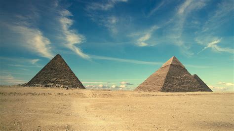Wallpaper : landscape, sand, sky, desert, Middle East, pyramid, Egypt, monument, cloud ...