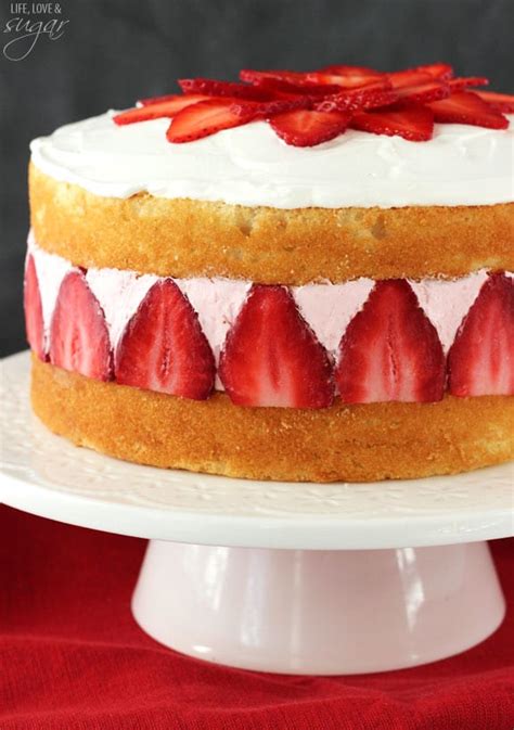 Strawberry Ice Cream Cake - Life Love and Sugar