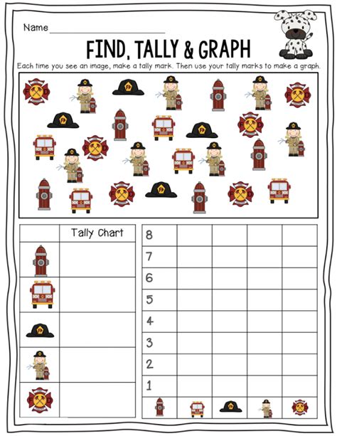 Tally Charts Worksheets Activity to Print Archives | 101 Activity