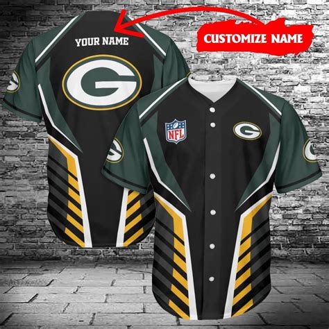 Custom Name Personalized NFL GREEN BAY PACKERS Baseball Jersey For Fans - Meteew