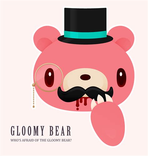 Gentlemanly GLOOMY BEAR | Bear, Bear wallpaper, Bear art