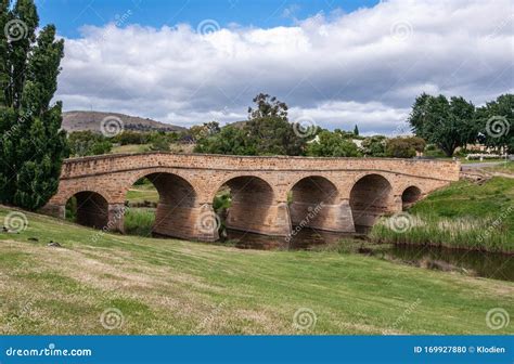 The Entire Richmond Bridge in Richmond, Tasmania, Australia Stock Photo - Image of cloudscape ...