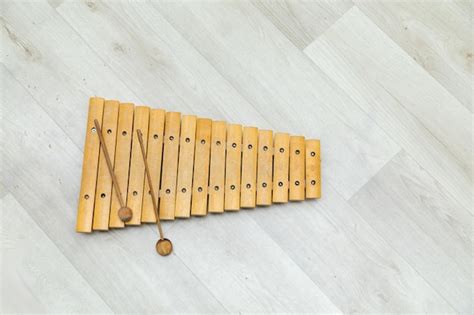 Premium Photo | Wooden xylophone with sticks