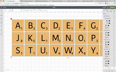 DIY Scrabble Words with Your Cricut - Free SVG! - Hey, Let's Make Stuff