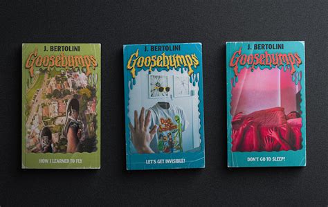 Goosebumps covers recreated on Behance