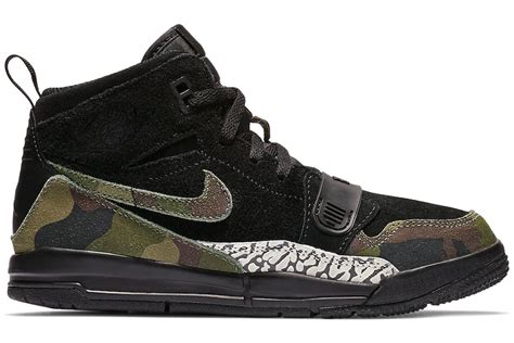 Jordan Legacy 312 Black Camo Green (PS) Kids' - AT4047-003 - US