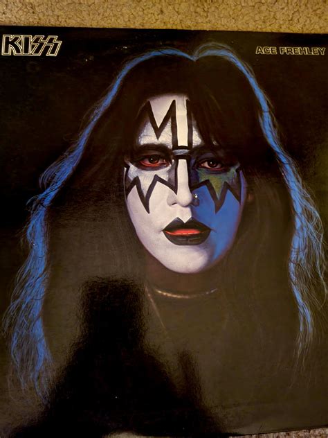 Ace Frehley- Solo Album &Poster (1978).If you notice left hand side of poster, there's a jigsaw ...