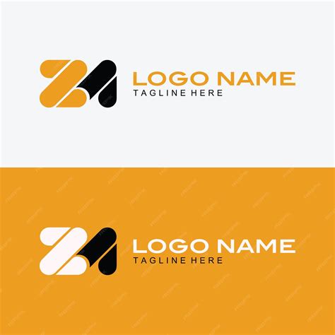 Premium Vector | Vector zm logo design vector swoosh letter zm logo design