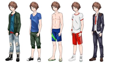 2D Customizable Anime Character - Male #Anime#Customizable#Character# ...