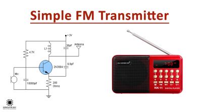 Simple FM Transmitter Circuit using 2n3904 Transistor