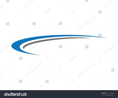 Abstract Swoosh Logo Design Template Stock Vector (Royalty Free) 1170414439 | Shutterstock