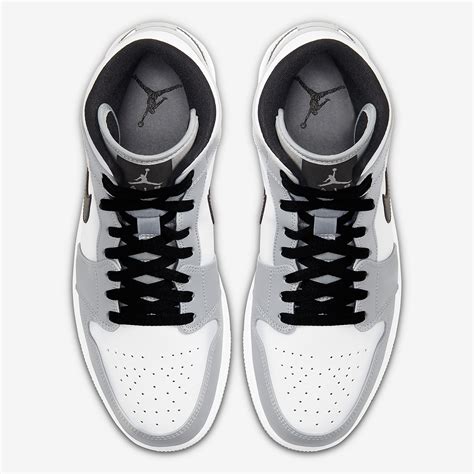 Air Jordan 1 Mid Light Smoke Grey 554724-092 Release Info | SneakerNews.com