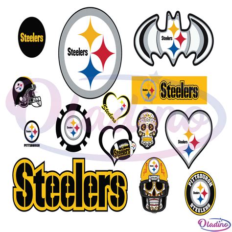 Pittsburgh Steelers Bundle Svg Digital File, Pittsburgh Steelers Logo Svg