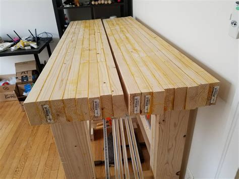 Two piece workbench top - Woodworking Stack Exchange