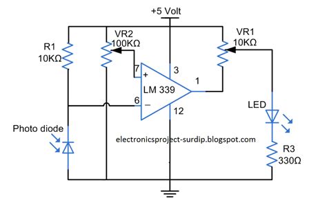 Electronics Projects: Light sensor using photodiode