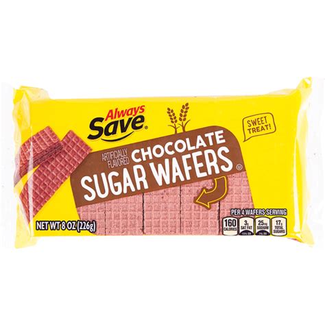 Always Save Chocolate Sugar Wafers | Fruit & Wafers | My Country Mart (KC Ad Group)