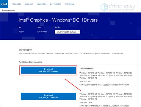 [Download] Intel Iris Xe Graphics Driver for Windows 10, 11 - Driver Easy