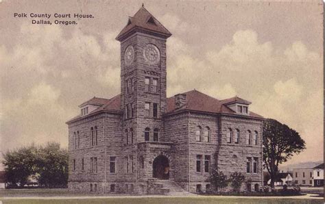 Polk County Oregon Courthouse Postcards