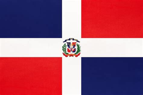 Bandeira nacional da república dominicana | Foto Premium