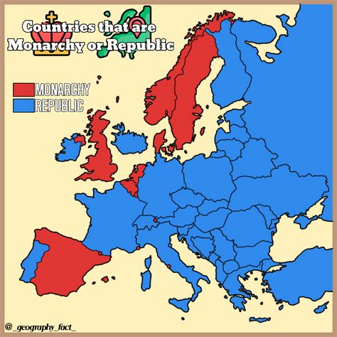 Countries that are Monarchy or Republic : r/MapPorn