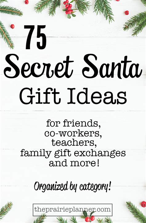 75 Secret Santa Gift Ideas for School, the Office, and More!