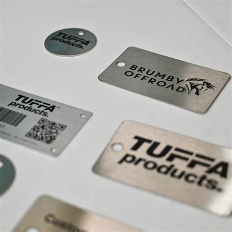 Stainless Steel Asset Plates - TUFFA Products