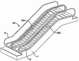 Patent Drawing Of Escalator Sketch Coloring Page sketch template