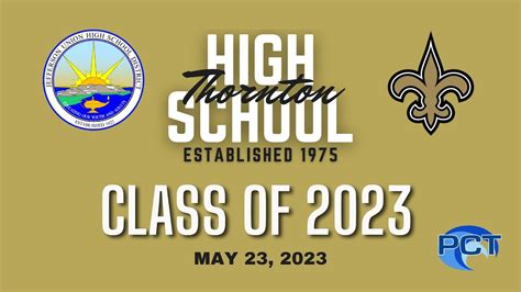 Thornton High School Graduation 2023 - YouTube