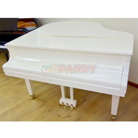 Yamaha GB1K Baby Grand Piano - Polished White - Gopandy Musical