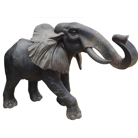 Bronze African Elephant Sculpture, Bronze, TF3-131B - AllSculptures.com