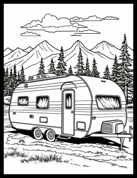 Free Printable Rv Camper Coloring Pages For All Ages | The Best Porn ...