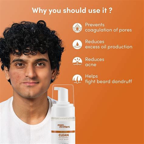 Buy Man Matters Oil Control - Acne & Pimples Face Wash For Men Online