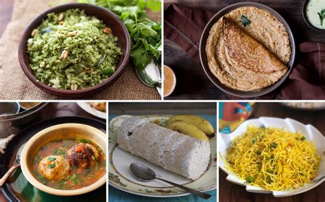 12 South Indian Breakfast Recipes Other Than Idli, Dosa, Uttapam And Vada by Archana's Kitchen