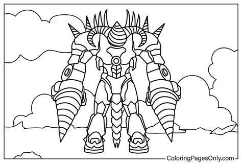 Upgraded Titan Drill Man Free Coloring Page - Free Printable Coloring Pages