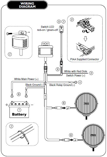 Piaa Driving Lights Wiring Diagram - Wiring Diagram