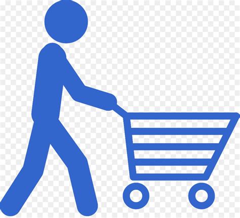 customer with shopping cart icon - Clip Art Library