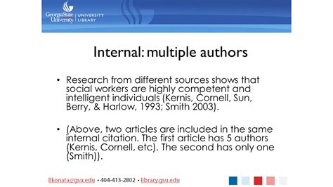 In-Text Citations - Citing While Writing Using APA - GSU Library Research Guides at Georgia ...