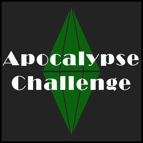 Sims4 The Apocalypse Challenge - | Sims 4 challenges, Challenges, Go jogging