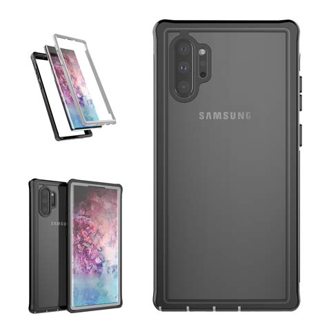 Samsung Galaxy Note 10+ Case, Dteck Slim Hybrid Built-in Screen ...