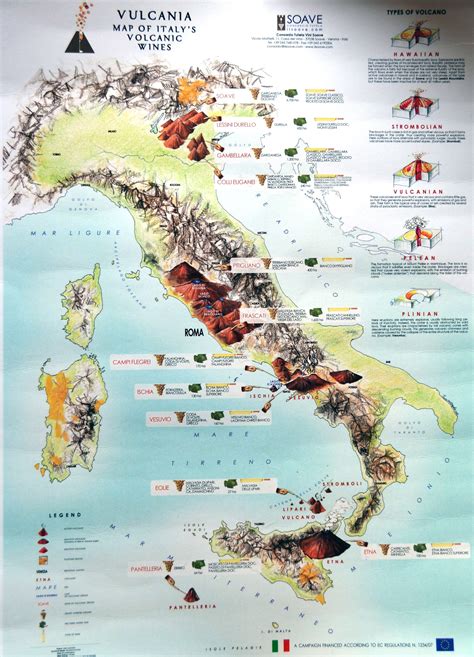 Italy map, Detailed map of italy, Italian wine