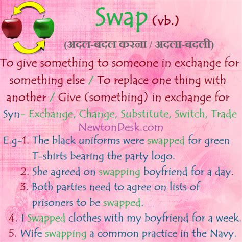 swap meaning Archives - NewtonDesk