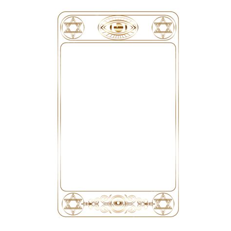 Golden Tarot Card, Tarot, Card, Golden PNG Transparent Clipart Image and PSD File for Free Download